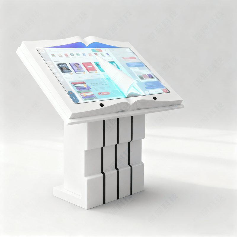 多媒体展馆文化传播工具 虚拟翻书系统 互动式科普展示设备