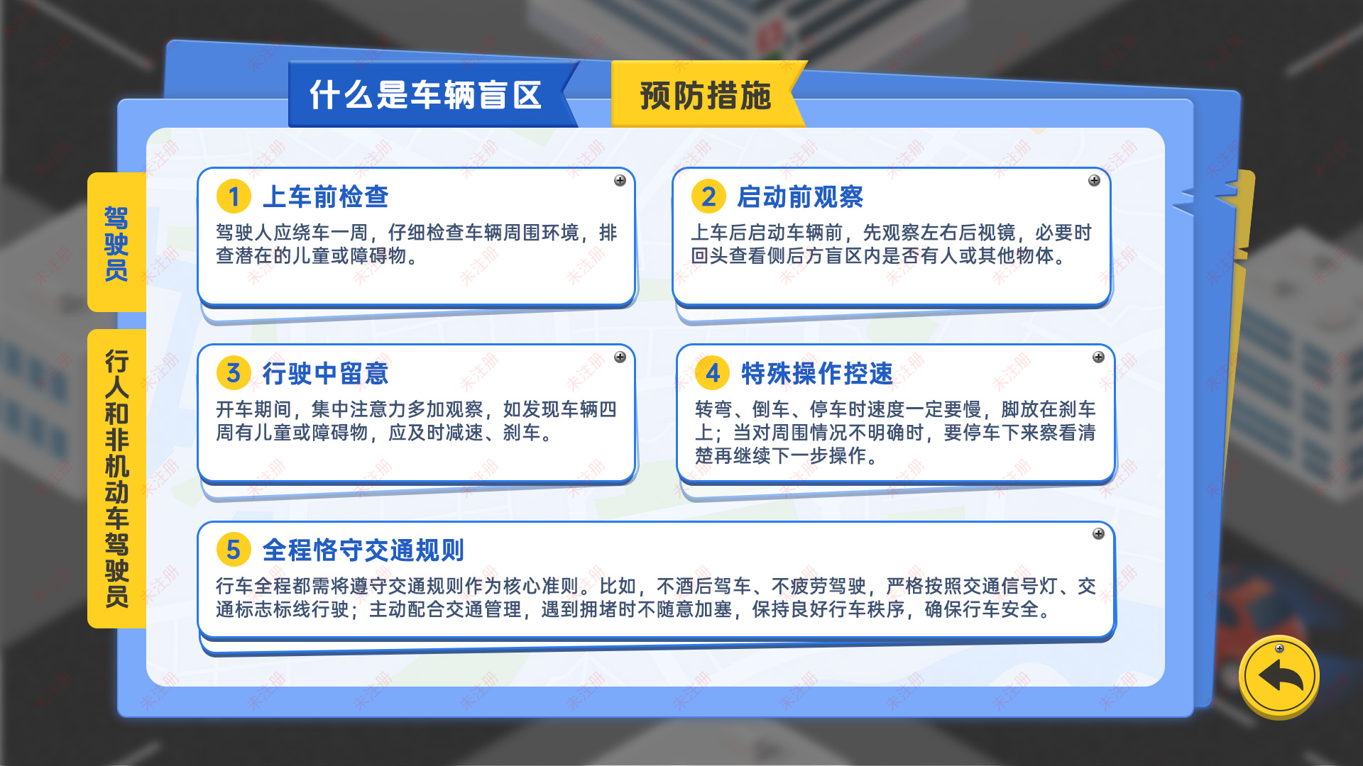 车辆盲区互动体验系统-交通安全警示教育基地-交通安全体验馆 车辆盲区互动体验系统-交通安全警示教育基地-交通安全体验馆