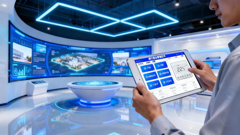 展厅智能中控系统软件｜多媒体设备集中控制｜中控软件定制开发