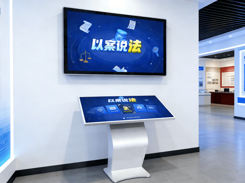以案说法飞屏互动软件_法治宣传互动软件_法治宣传触摸屏一体机