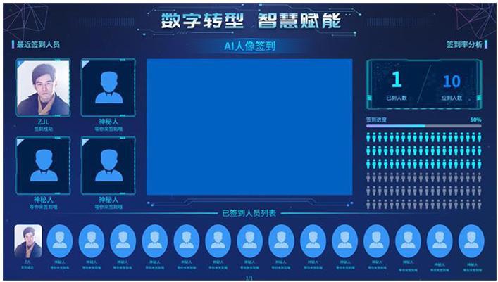 人脸识别会议签到软件 展厅会场人脸签到系统 会议签到软件